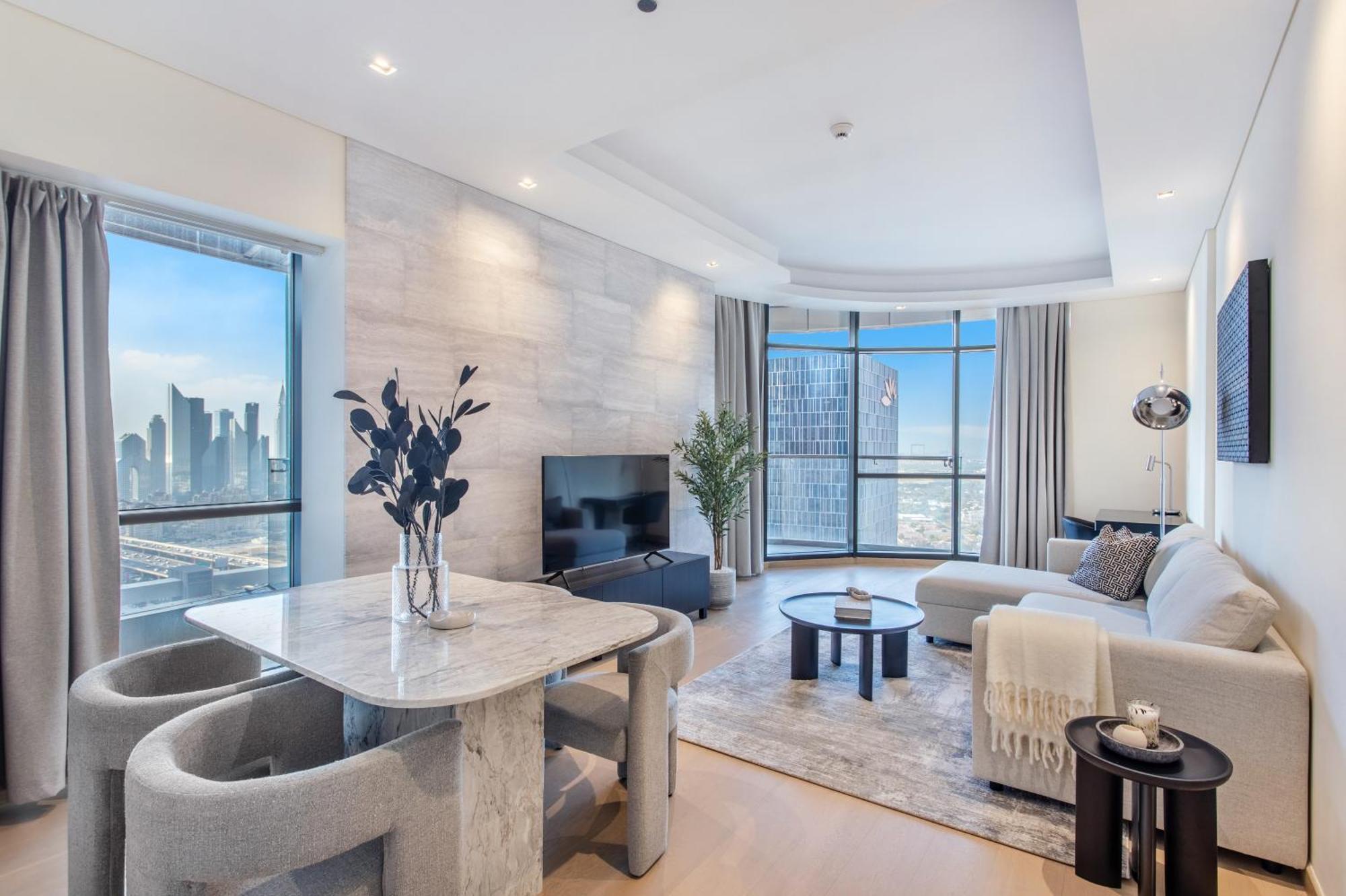 Modern Comfort1br Rp Heights 5-min Mall Apartment Dubai